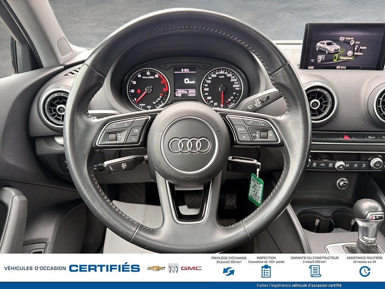 AUDI A3 Komfort 45 TFSI quattro 2019 Noir Montmagny - photo #10