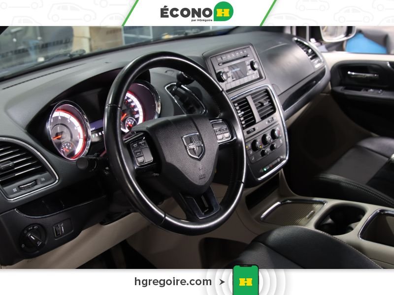 Dodge GR Caravan 821959 | SXT PREMIUM PLUS A/C CUIR ELECT MAGS 2018 Bleu Laval - photo #16