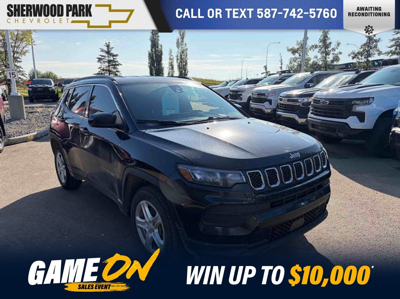 2024 Jeep Compass Sport 4x4 Black Sherwood Park - photo #0