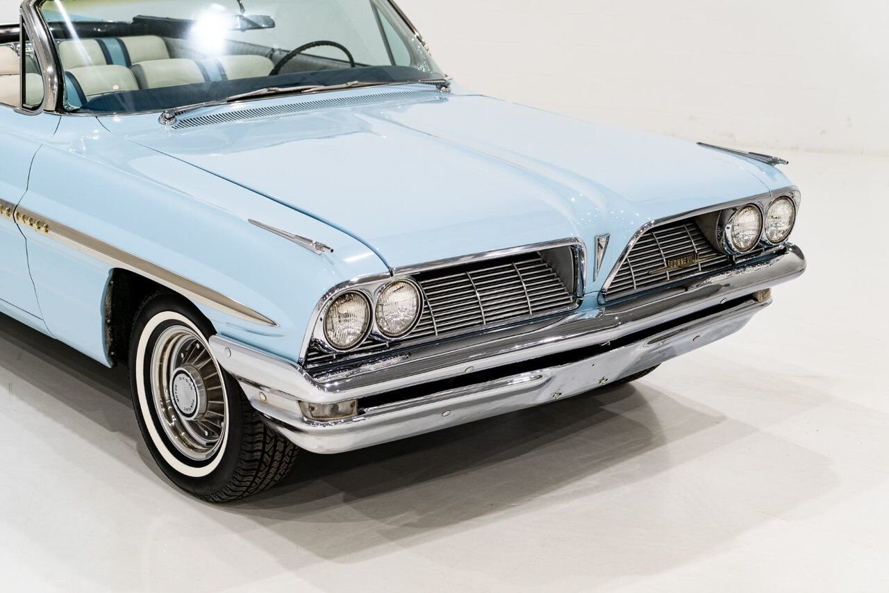 1961 Pontiac Bonneville **PRIX EN USD**C8 Suffix 389cu.in. TriPower 4 Speed Blue Montreal - photo #32