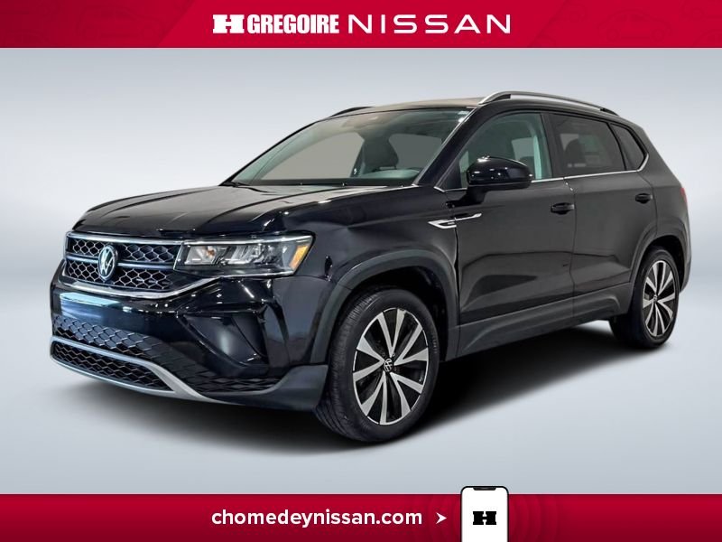 2023 Volkswagen Taos Comfortline AWD Caméra Carplay Valise Élect Black