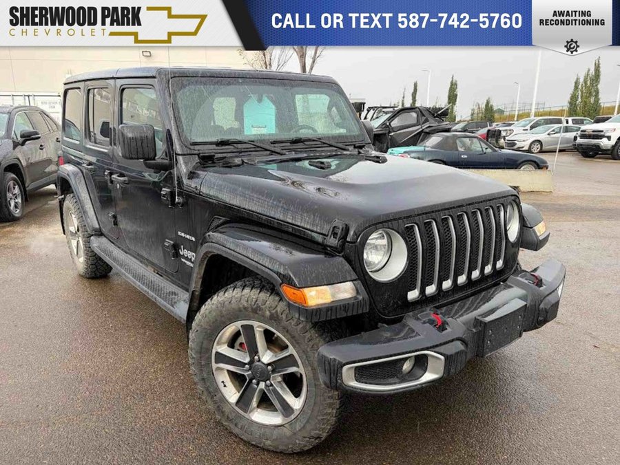 2020 Jeep Wrangler Unlimited Unlimted Sahara 2.0L | Heated Seats Black