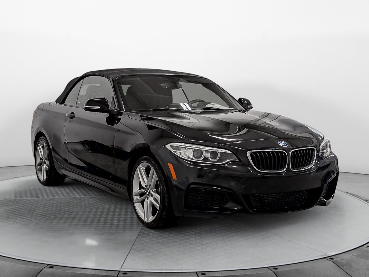 BMW 228i xDrive Cabriolet Premium Enhanced et M Package 2016 Noir Sherbrooke - photo #4