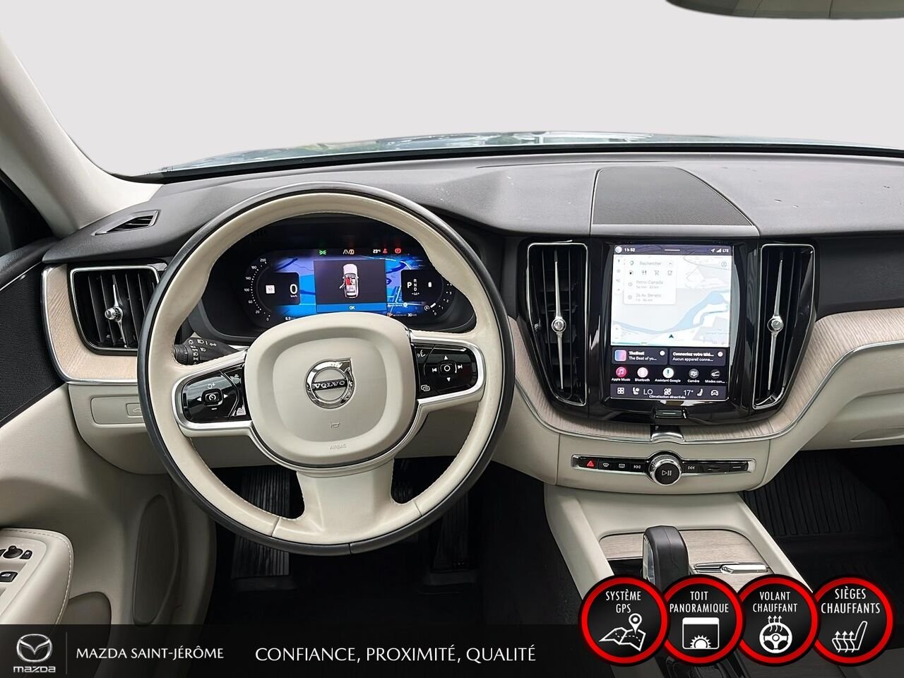 2024 Volvo XC60 B5 PLUS DARK THEME | AWD | CAMÉRA 360 | TOIT PANO | Grey Saint-Jérôme - photo #22