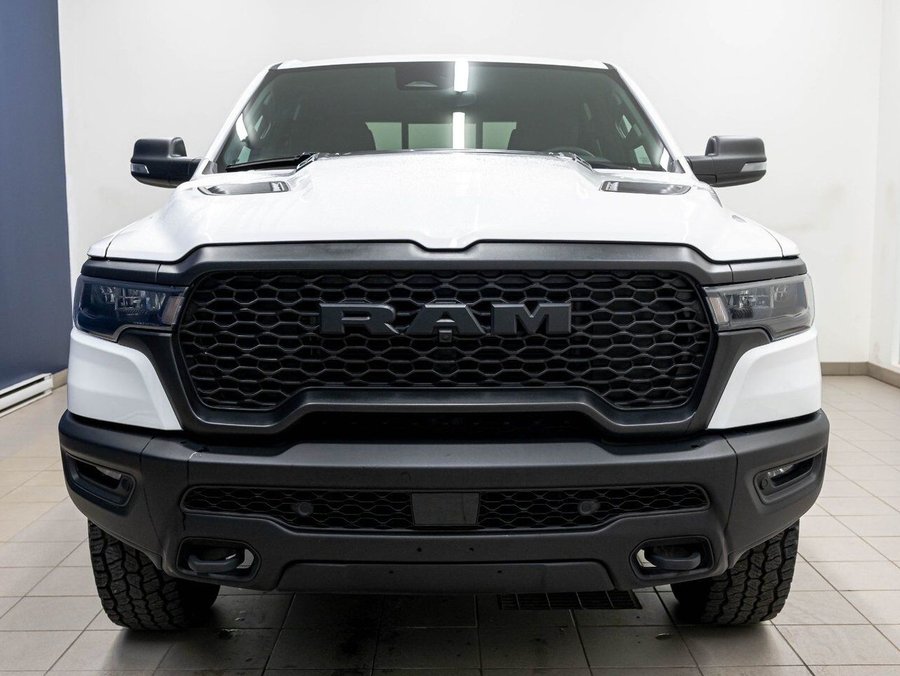 Ram 1500 REBEL CREW 4X4 *NAV* SIÈGES CHAUF CARPLAY REG ADAP 2026 Blanc