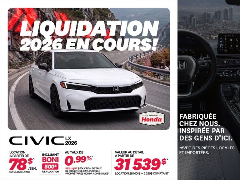 Promo du mois