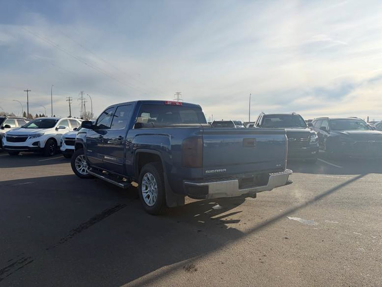 2017 GMC Sierra 1500 4WD Crew Cab 143.5 SLE Blue Sherwood Park - photo #3