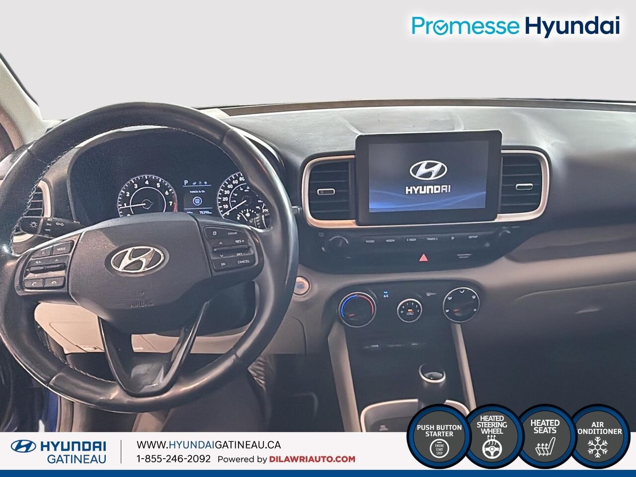 Hyundai Venue 2022 Bleu Gatineau - photo #7