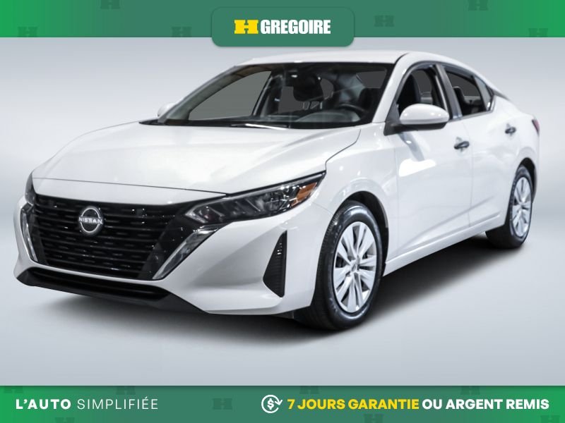 2024 Nissan Sentra S Plus AUTO AC GR ELEC CAM RECULE BLUETOOTH White