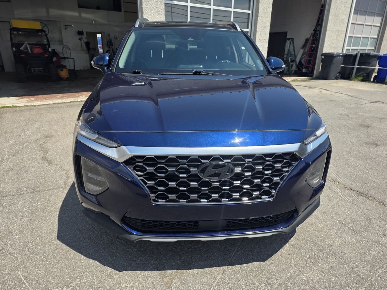 2020 Hyundai Santa Fe Blue  - photo #8
