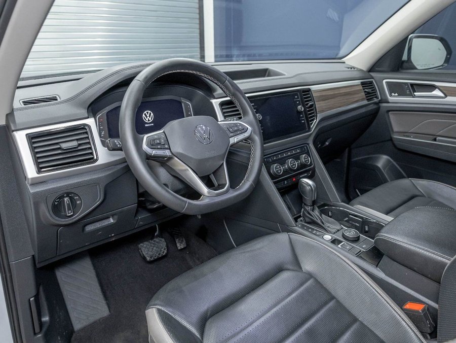 Volkswagen Atlas HIGHLINE 4MOTION *TOIT* NAV SIÈGES VENT FENDER 2022 Blanc