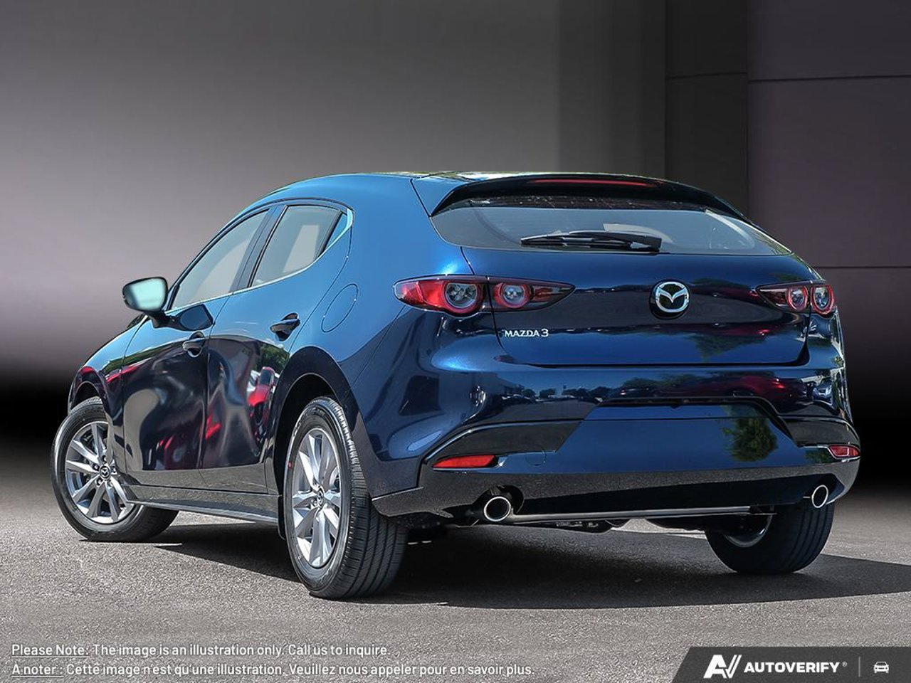 Mazda Mazda3 Sport JM1BPALL0T1885718 2026 Bleu cristal foncé mica Mirabel - photo #3