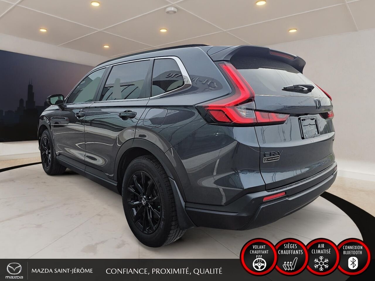 Honda CR-V Sport | AWD | TOIT OUVRANT | 2023 Gris Saint-Jérôme - photo #9