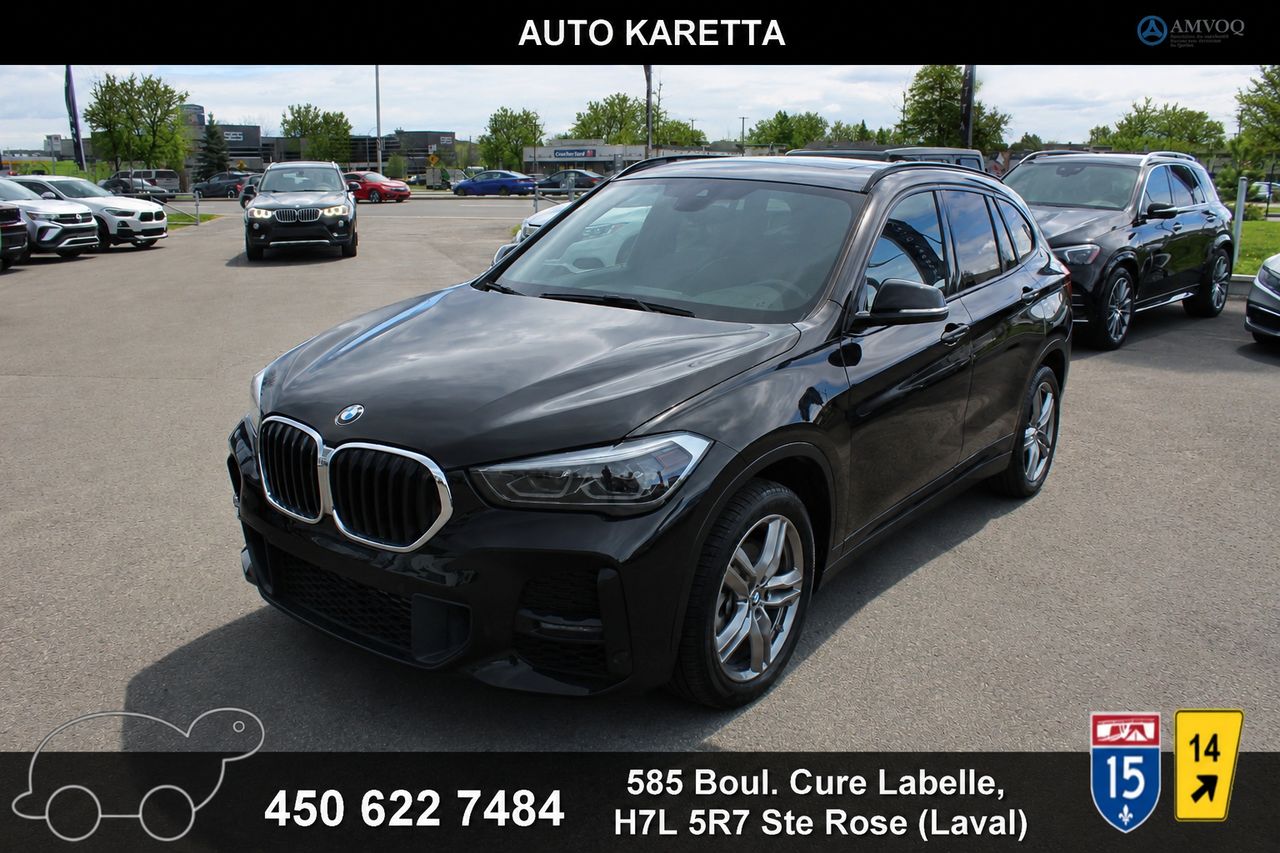Black 2021 BMW X1 SUV / Crossover All-Wheel Drive Automatic