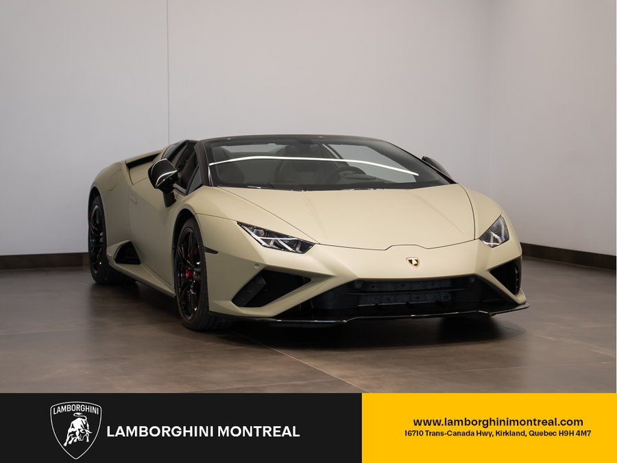 Lamborghini Huracan Evo RWD Spyder | Selezione 1 Year CPO | Wrapped (Original Paint Red) 2021 Vert