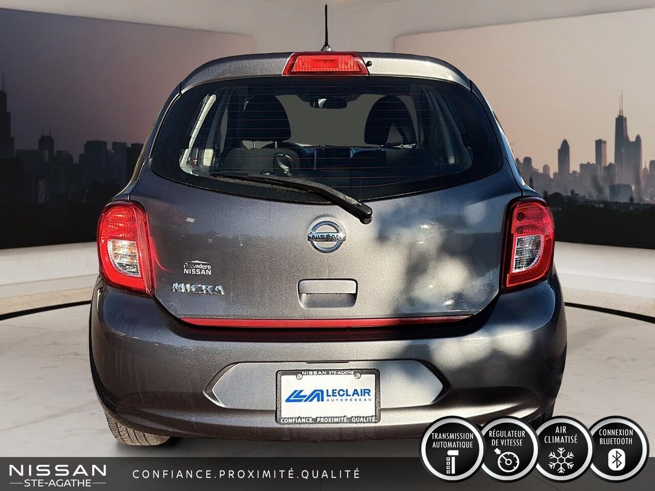 2017 Nissan Micra Grey Ste-Agathe des Monts - photo #5