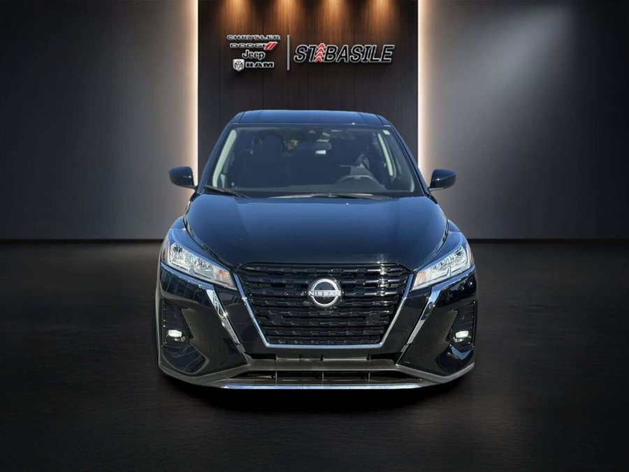 2024 Nissan Kicks S FWD, CAMERA, BLUETOOTH, CARPLAY/ANDROID Black
