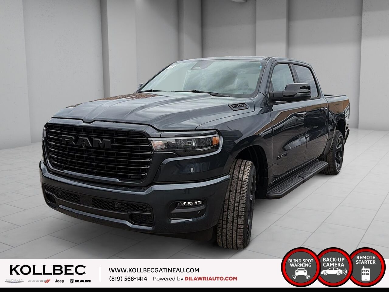 RAM 1500 261300 | Sport cabine d'équipe 4x4 caisse de 5 pi 7 po 2026 Bleu forgé métallisé Gatineau - photo #0