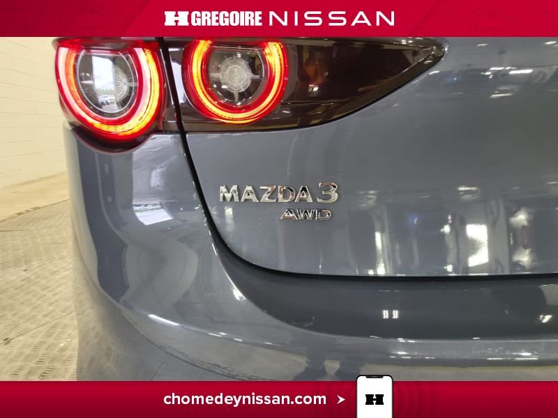 Mazda 3 CH7343 | GT * AWD * Mag * Toit * Cuir * Carplay 2023 Gris Laval - photo #32