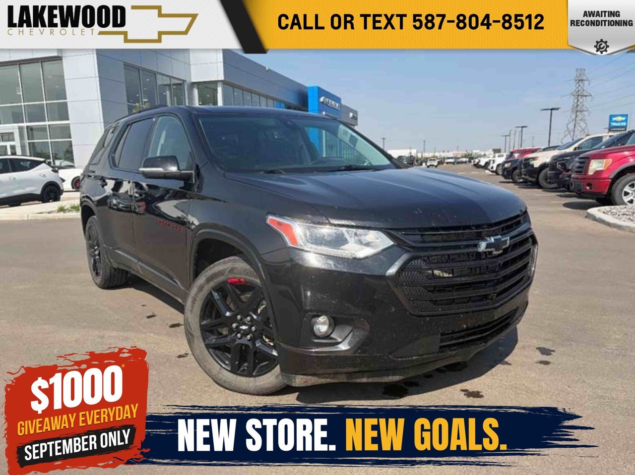 2021 Chevrolet Traverse AWD 4dr Premier Black Sherwood Park - photo #0