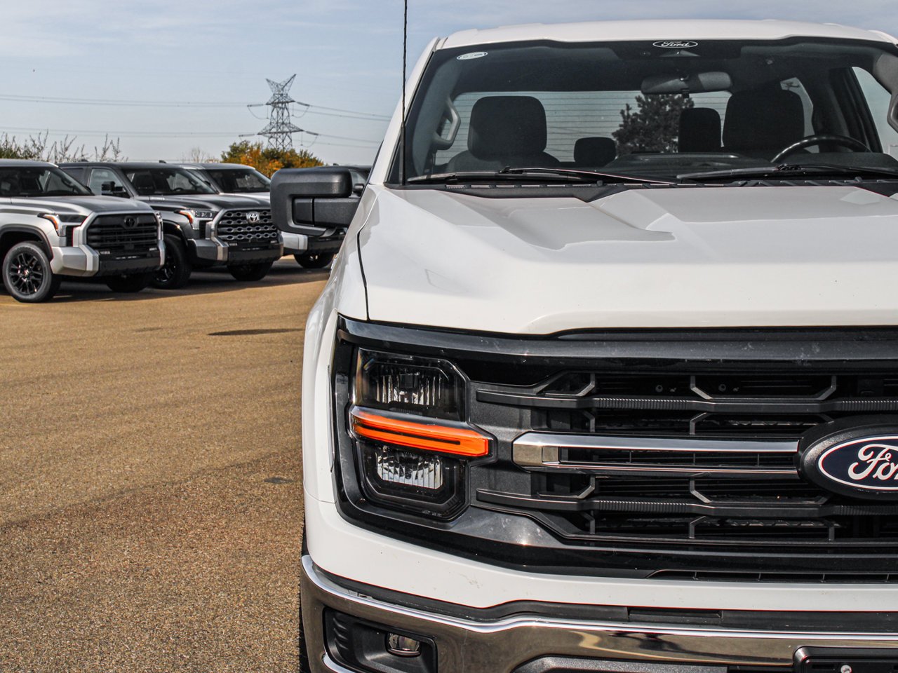 2025 Ford F-150 XLT 4WD SuperCrew 5.5' Box White Sherwood Park - photo #10