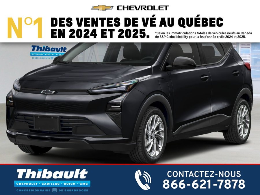 CHEVROLET BOLT Traction avant 4 portes LT 2027 Noir