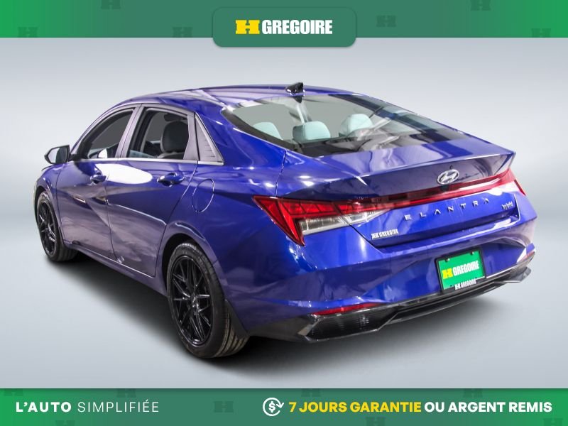 Hyundai Elantra 729100 | LUXURY HYBRIDE AUTO A/C CUIR TOIT NAV CAM RECULE 2023 Bleu Laval - photo #4