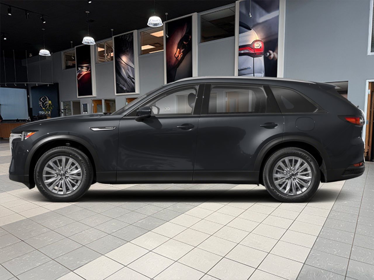 2026 MAZDA CX-90 PHEV Jet Black Mica Notre-Dame-des-Prairies - photo #1