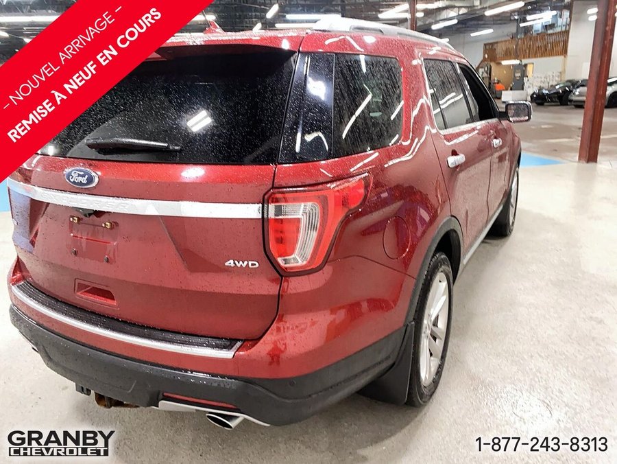 Ford Explorer XLT, quatre roues motrices 2018 Rouge