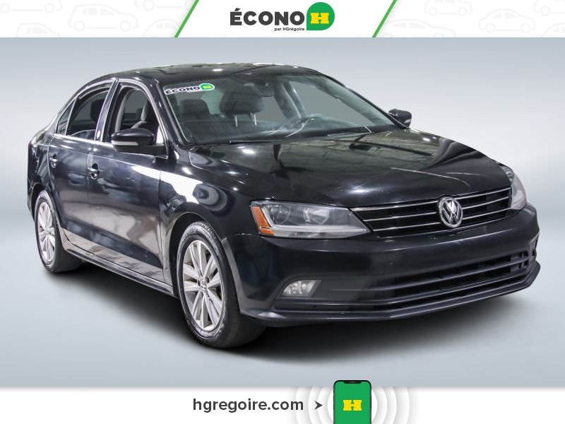 Volkswagen Jetta 822766 | Wolfsburg Edition TOIT GR ÉLEC A/C BLUETOOTH CAMÉR 2017 Noir Laval - photo #0
