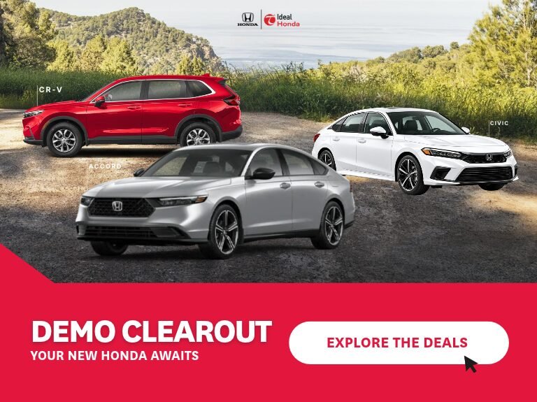 Ideal Honda demo clearout