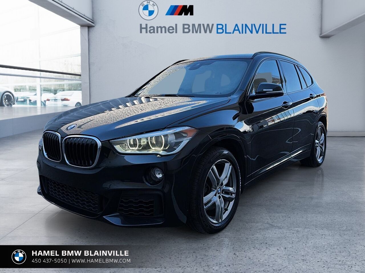 Black 2018 BMW X1 SUV / Crossover All-Wheel Drive Automatic