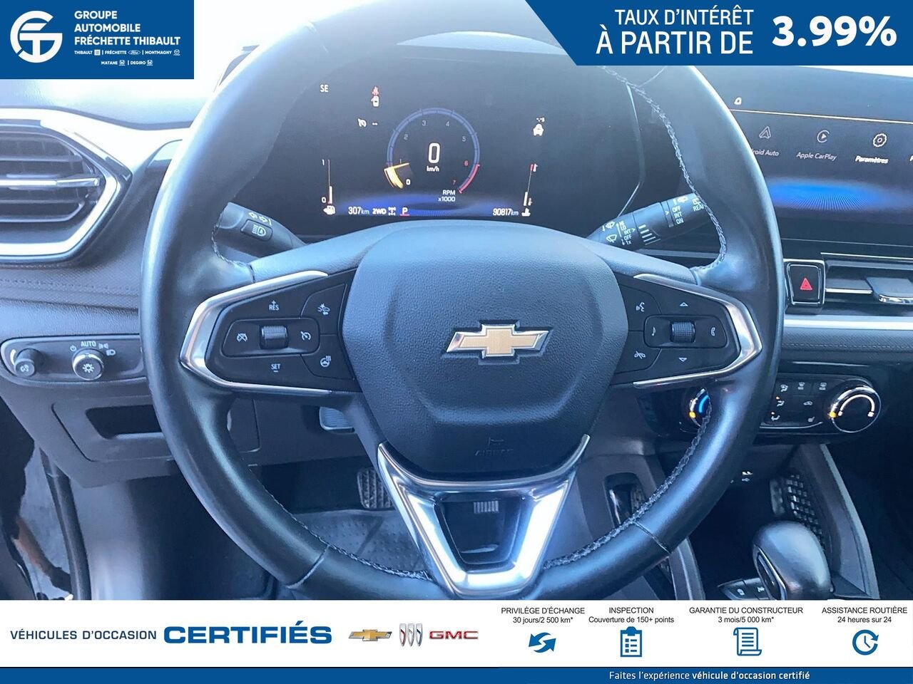 2024 CHEVROLET TRAILBLAZE Traction intégrale, 4 portes LT Black Montmagny - photo #10