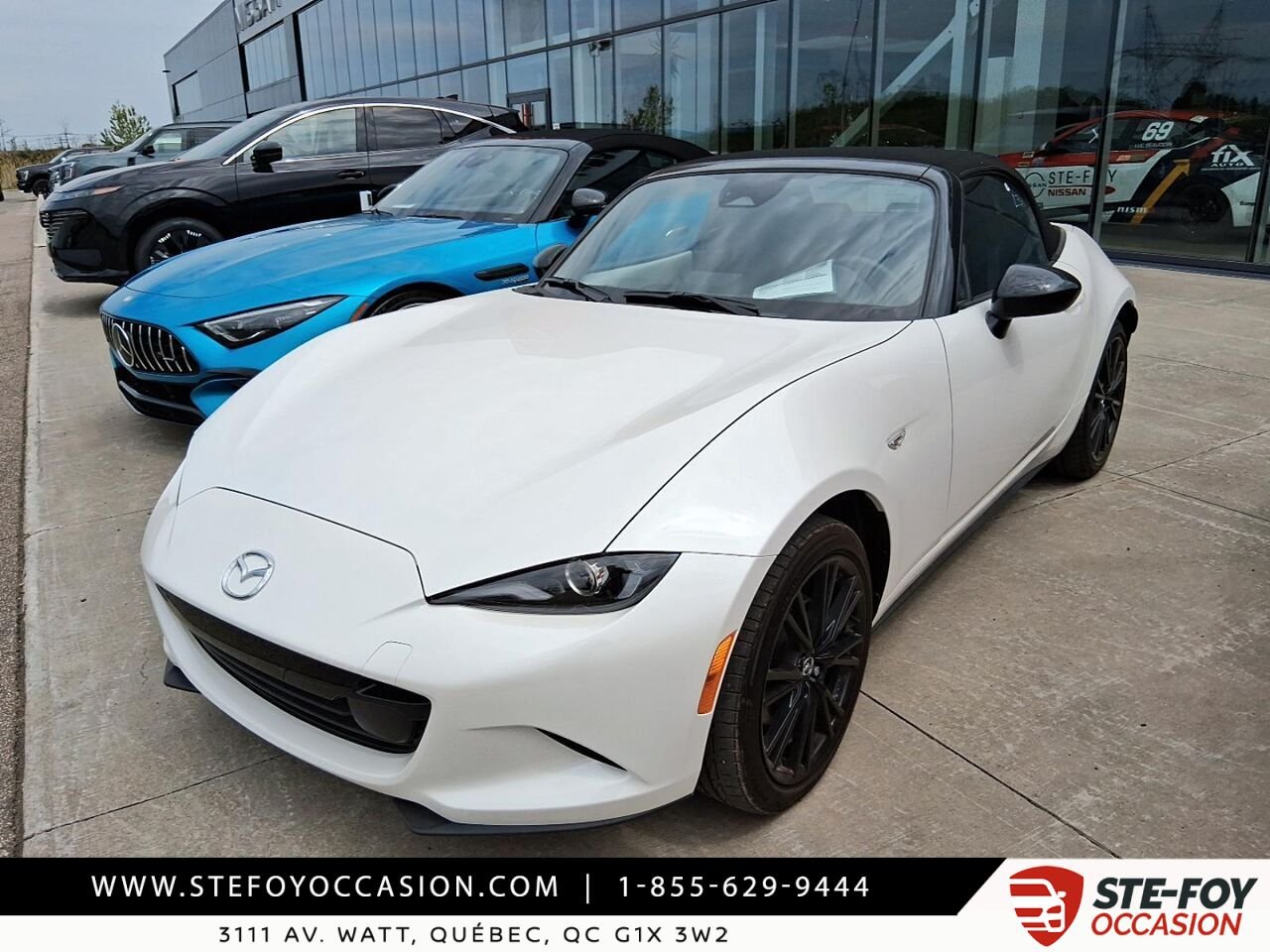 2025 Mazda MX-5 GS-P MIATA CLUB White Québec - photo #0