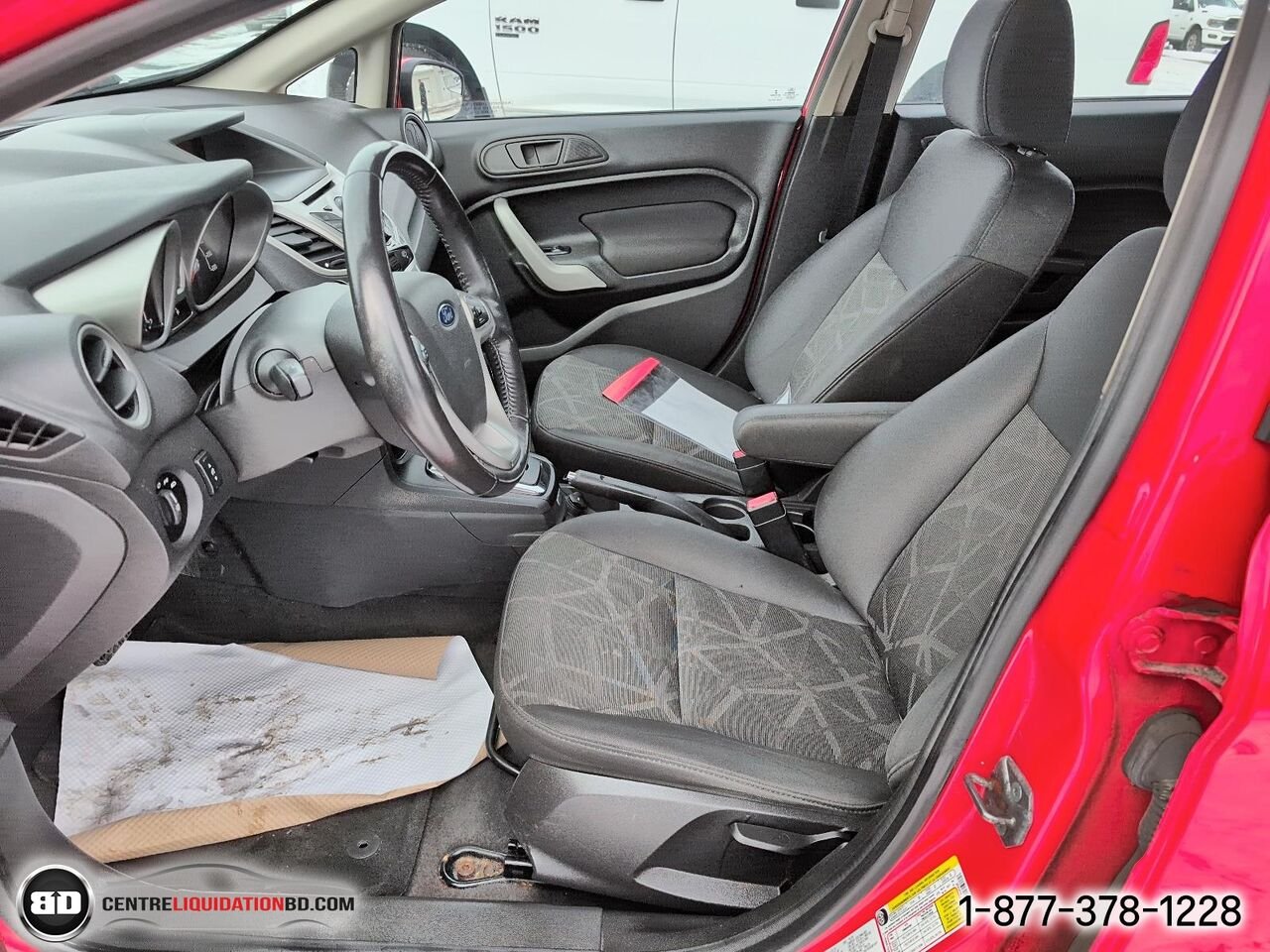 Ford Fiesta TITANIUM AUTOMATIQUE SIEGES CHAUFFANTS (BAS KM) | BD0131 2013 Rouge Granby - photo #12