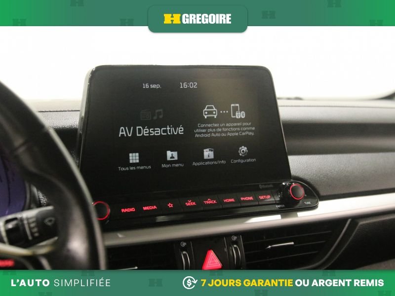 Kia Forte 822249 | LX AUTO AC GR ELECT CAM RECUL BLEUTOOTH 2020 Noir Laval - photo #20