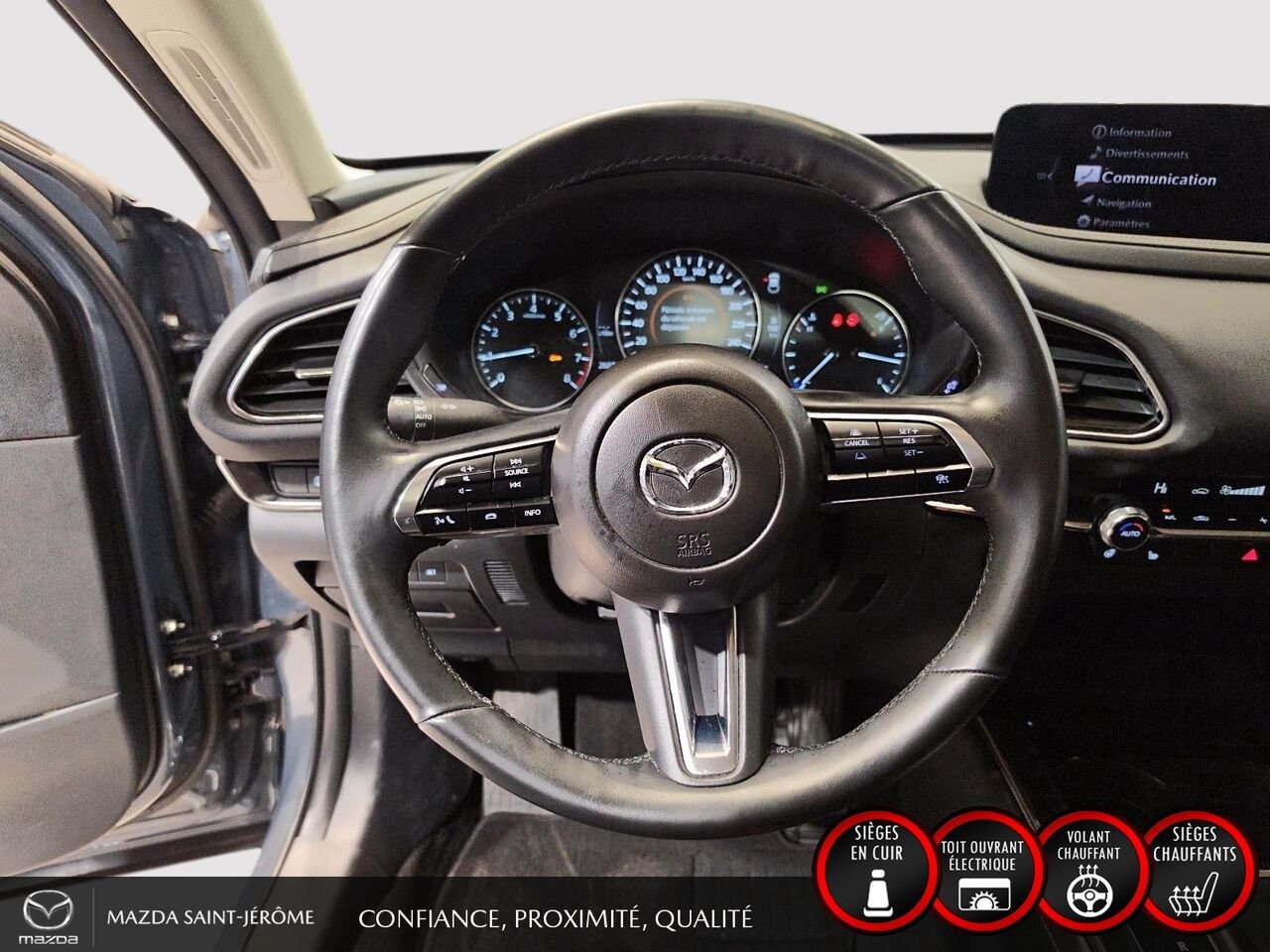 Mazda CX-30 GS-L | AWD | TOIT OUVRANT | CUIR 2025 Gris Saint-Jérôme - photo #12