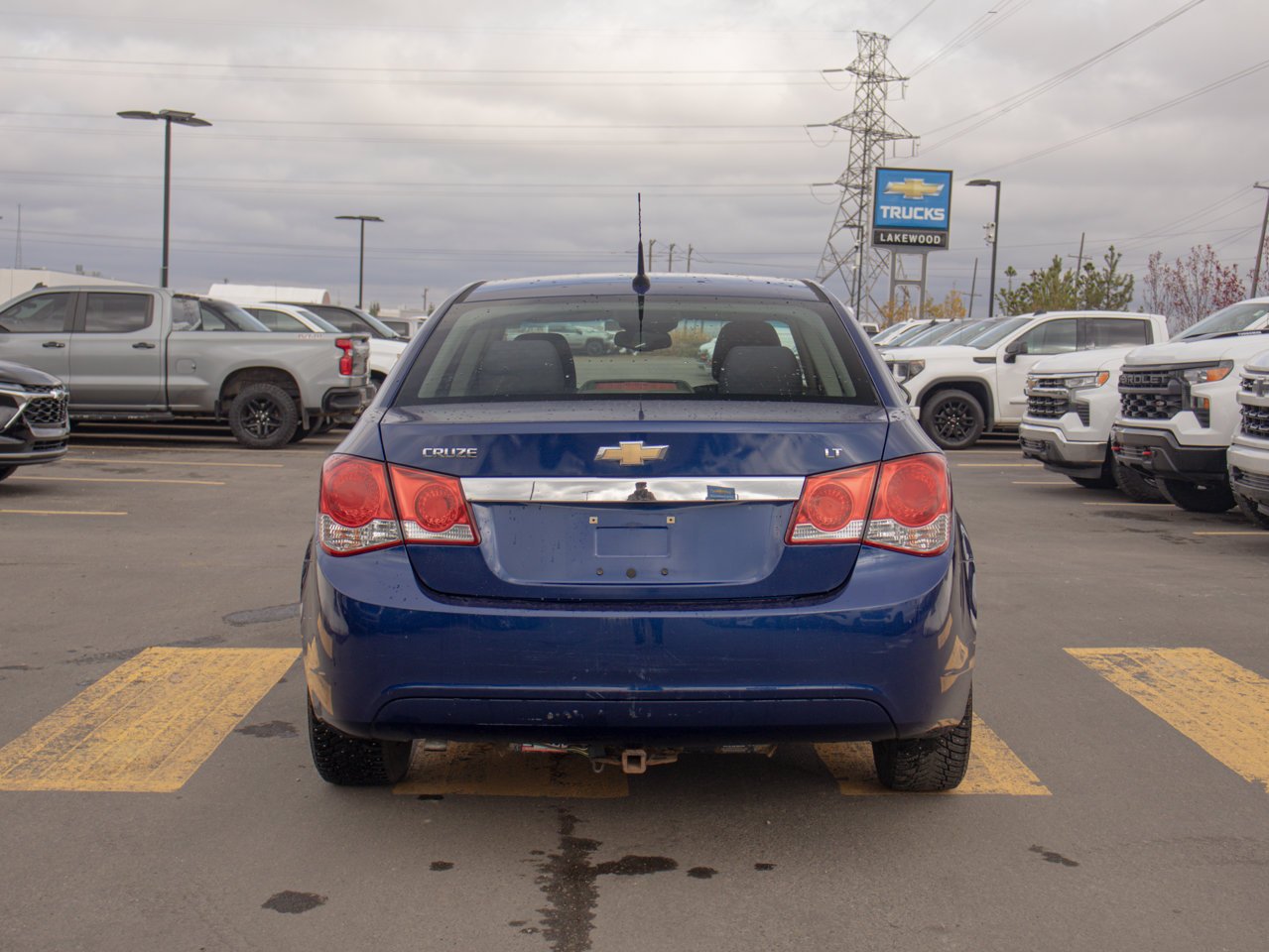 2012 Chevrolet Cruze 4dr Sdn LT Turbo w/1SA Blue Sherwood Park - photo #8