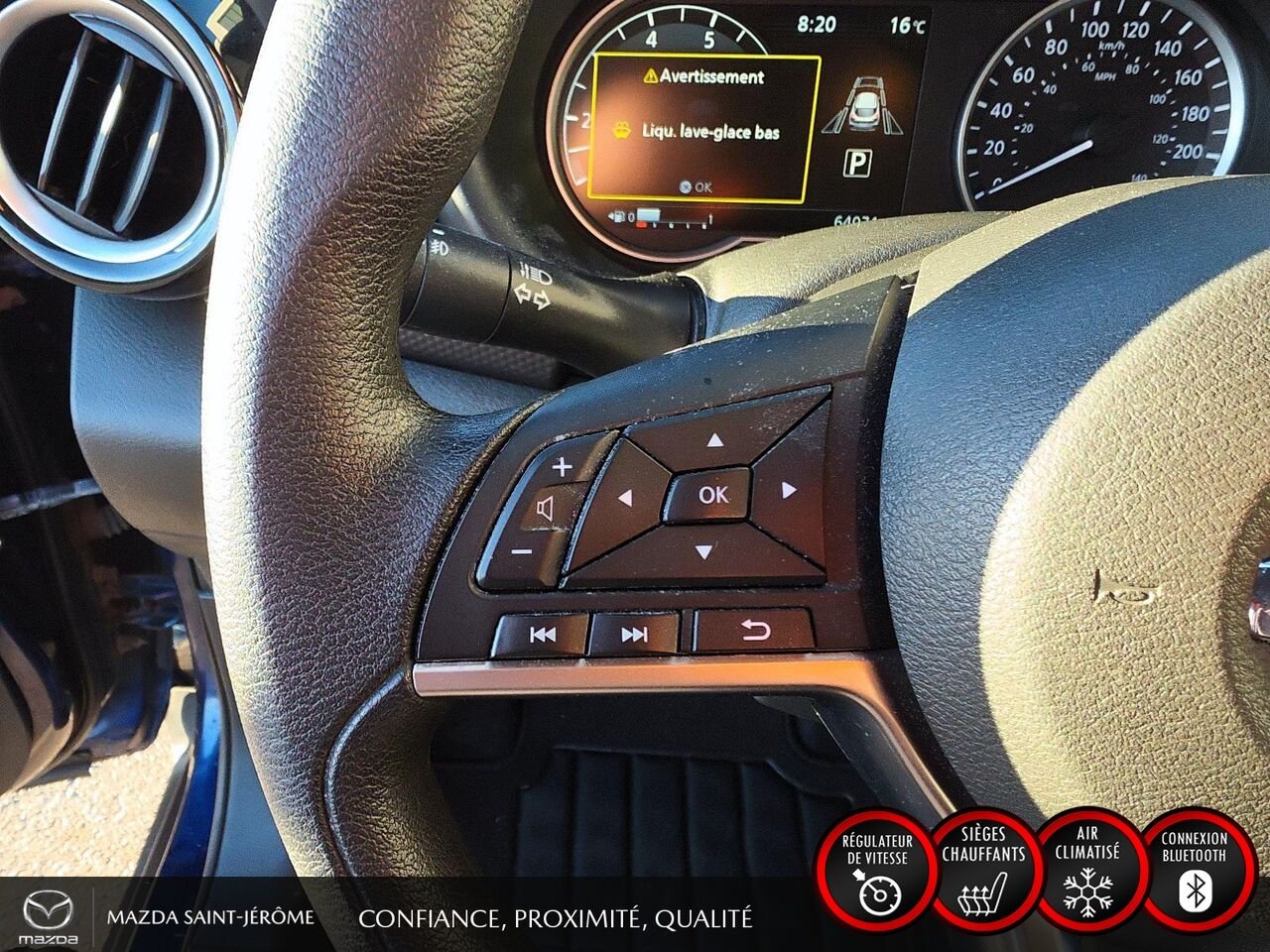 Nissan Kicks SV | JAMAIS ACCIDENTÉ | SIÈGES CHAUFFANTS | APPLE CARPLAY | DÉMARREUR À DISTANCE 2020 Bleu Saint-Jérôme - photo #13