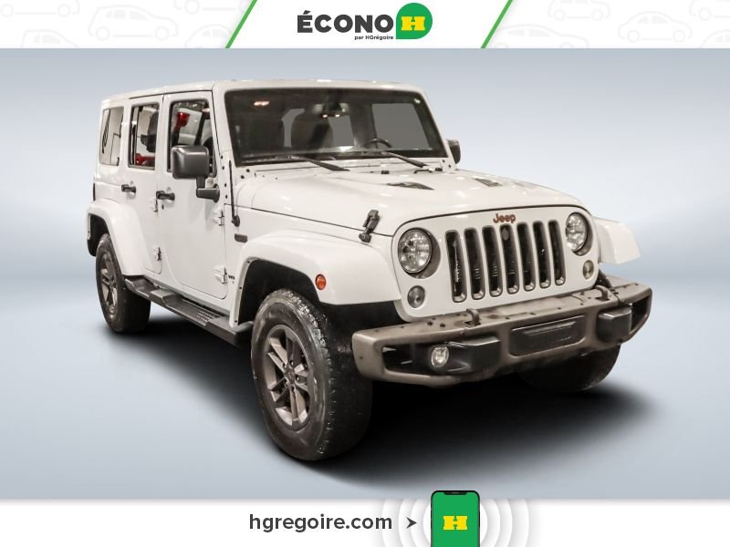 2017 Jeep Wrangler Unlimited 75TH ANNIVERSARY AUTO 4WD V6 A/C MAGS White