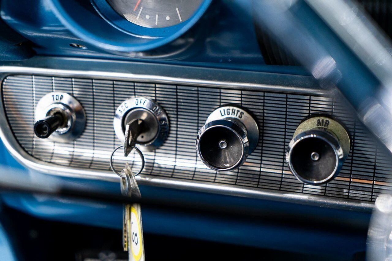 1963 Ford Galaxie 500 *PRIX EN USD* 406 Cu In TriPower 4-Speed Convertible Blue Montreal - photo #13