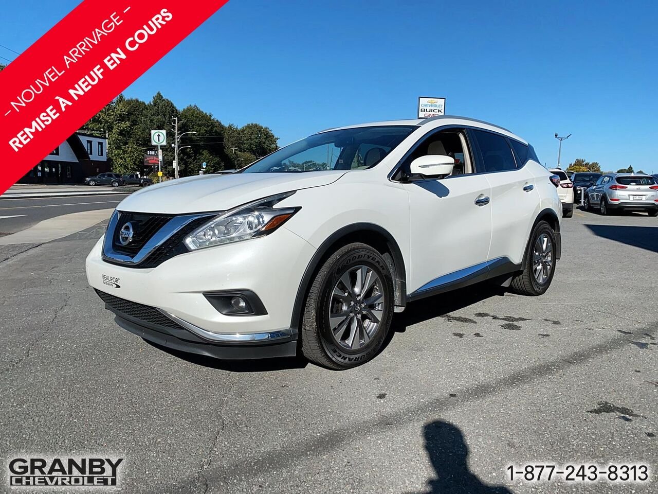 2015 Nissan Murano Traction intégrale 4 portes SL | 26-0881B White Granby - photo #0