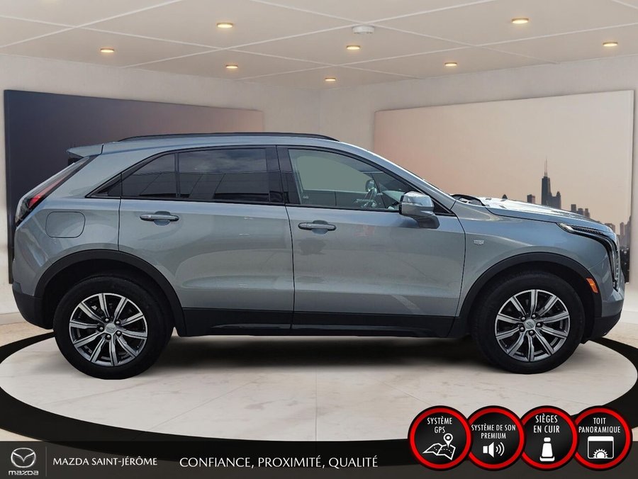 Cadillac XT4 Sport | TOIT PANORAMIQUE | CUIR | AWD | SIÈGES AVANT ET ARRIÈRE CHAUFFANTS 2023 Gris