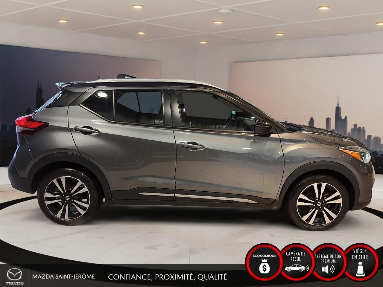 Nissan Kicks 2020 Bleu Ste-Agathe des Monts - photo #4