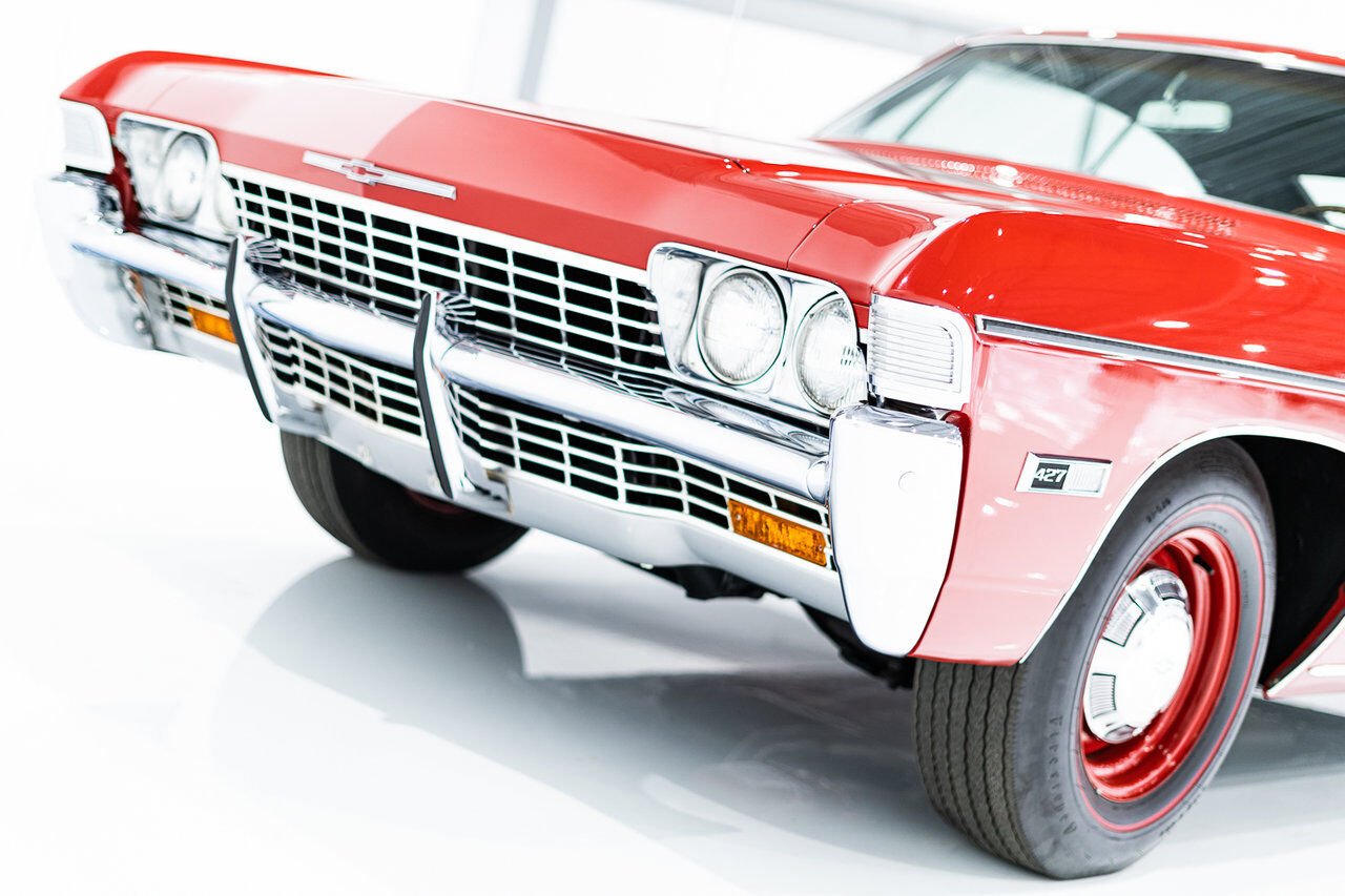 Chevrolet Impala Match N# L72 427/425 4spd 4.56gear Org Bill Of Sale | PRIX EN USD 1968 Rouge Montréal - photo #101