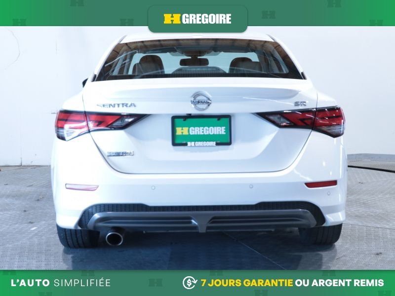 Nissan Sentra 822807 | SR AUTO A/C CUIR TOIT GR ELECT MAGS CAM RECUL BLUE 2021 Blanc Laval - photo #7