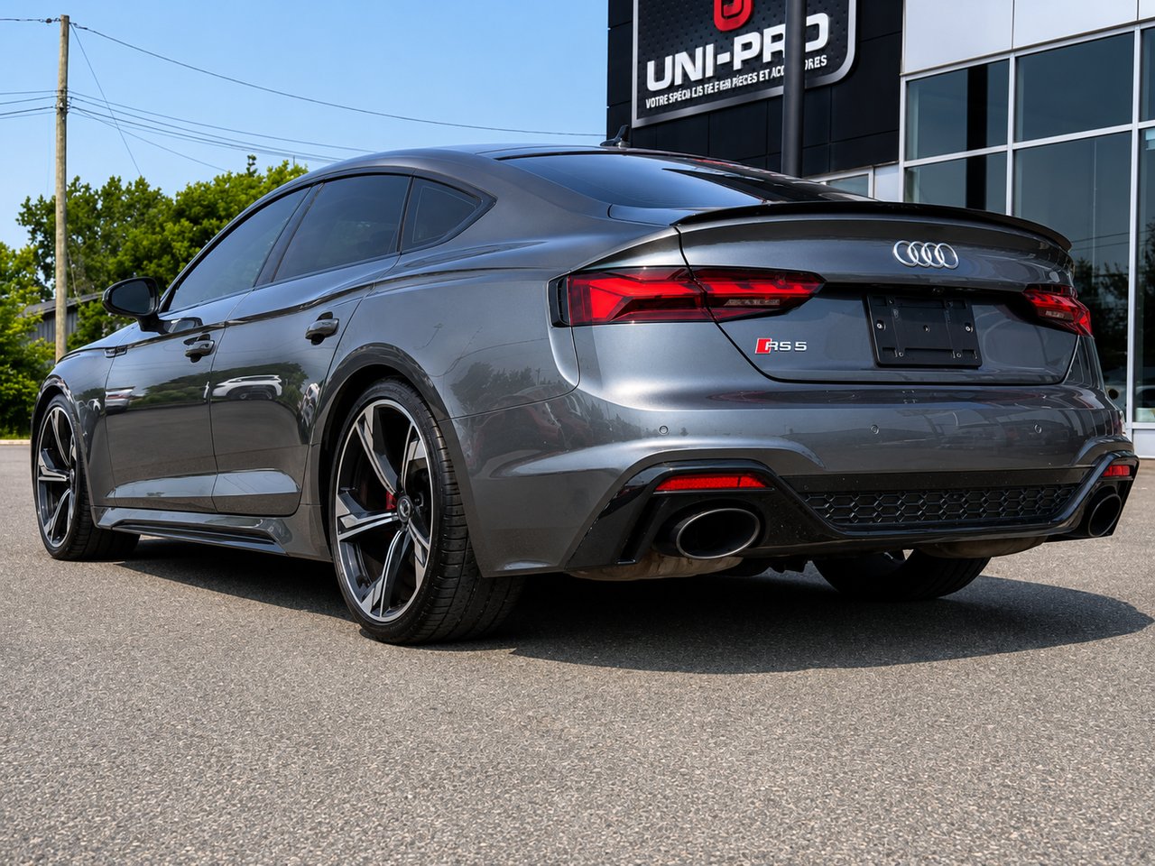 Audi RS 5 Sportback 2022 Gris Granby - photo #4