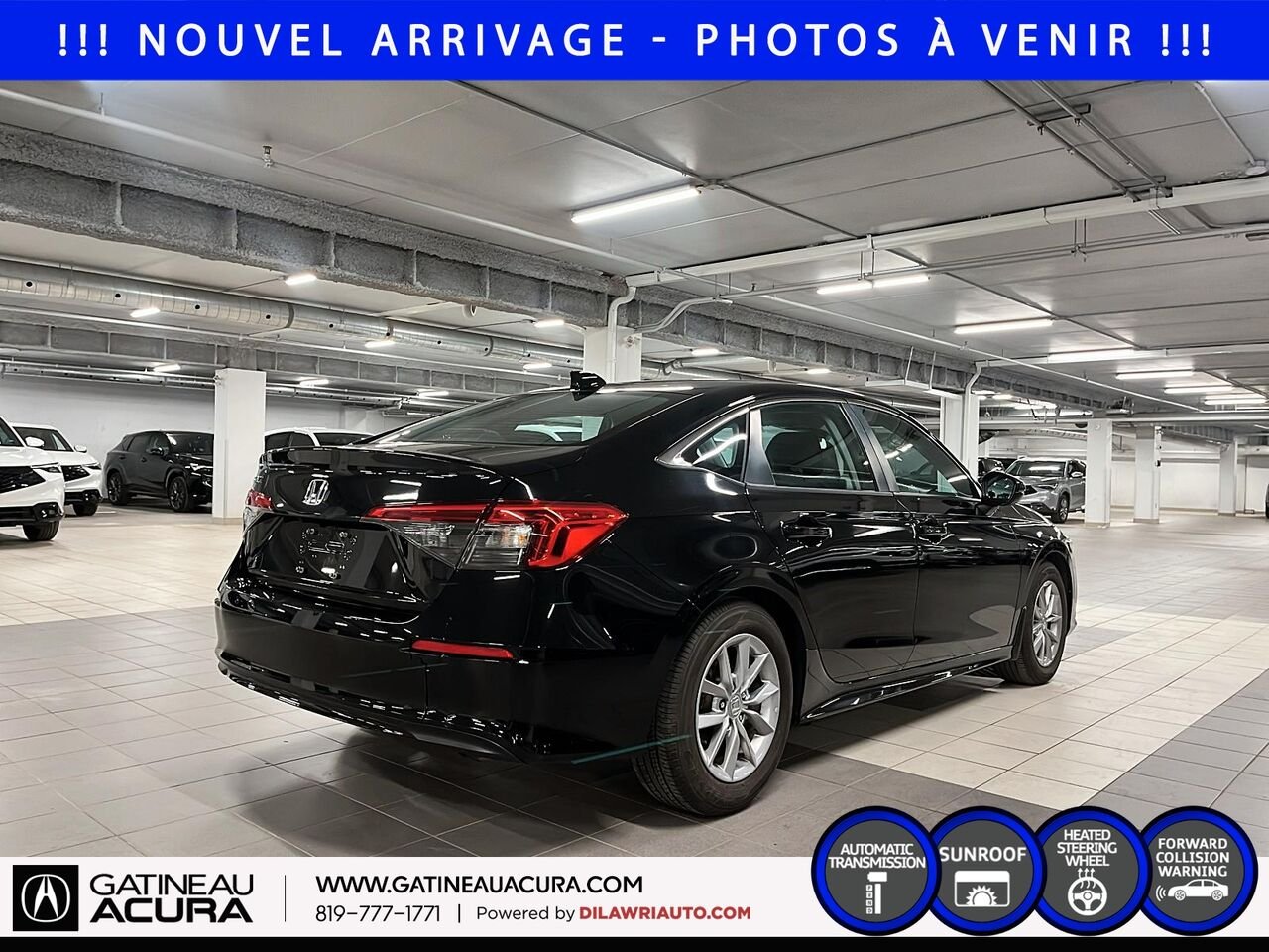 Honda Civic EX 2022 Noir Gatineau - photo #4