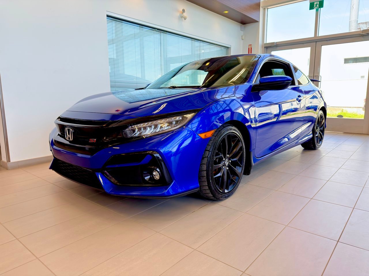 2020 Honda Civic Si Coupe Blue Notre-Dame-des-Prairies - photo #4
