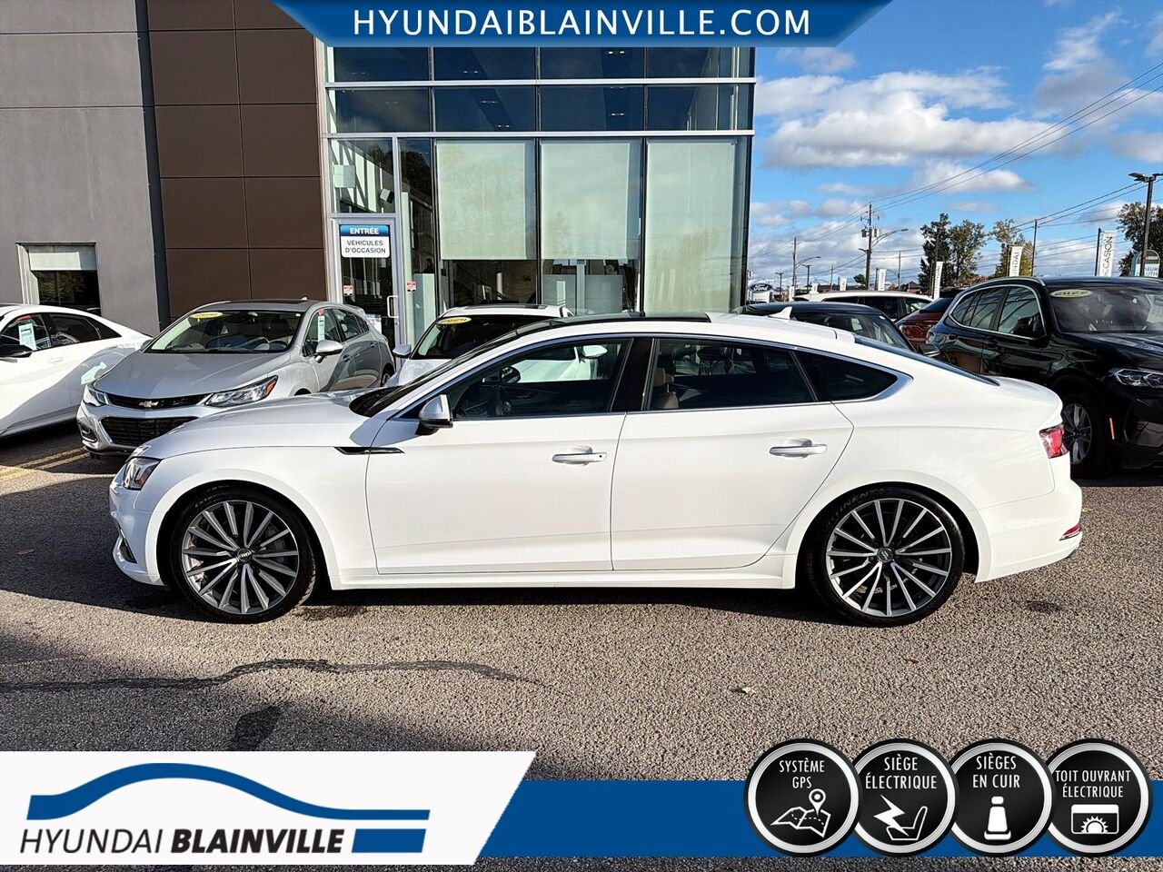 Audi A5 Sportback 2018 Blanc Blainville - photo #6